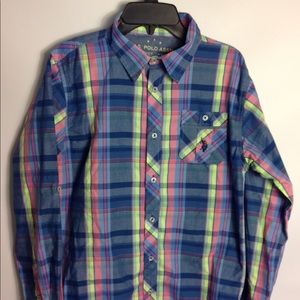 U.S. POLO ASSN. Plaid Shirt Long Sleeve